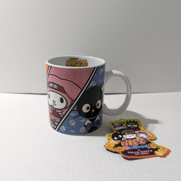Naruto Shippuden x Sanrio‎ Hello Kitty and Friends Coffee / Tea Ceramic 16oz Mug - Picture 1 of 7